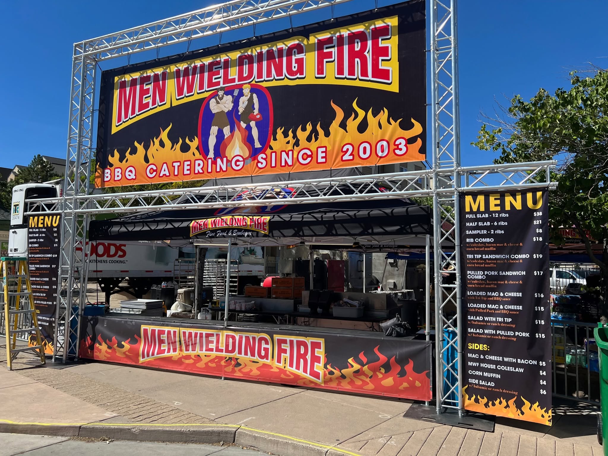 festival banner system project by Project X Graphics