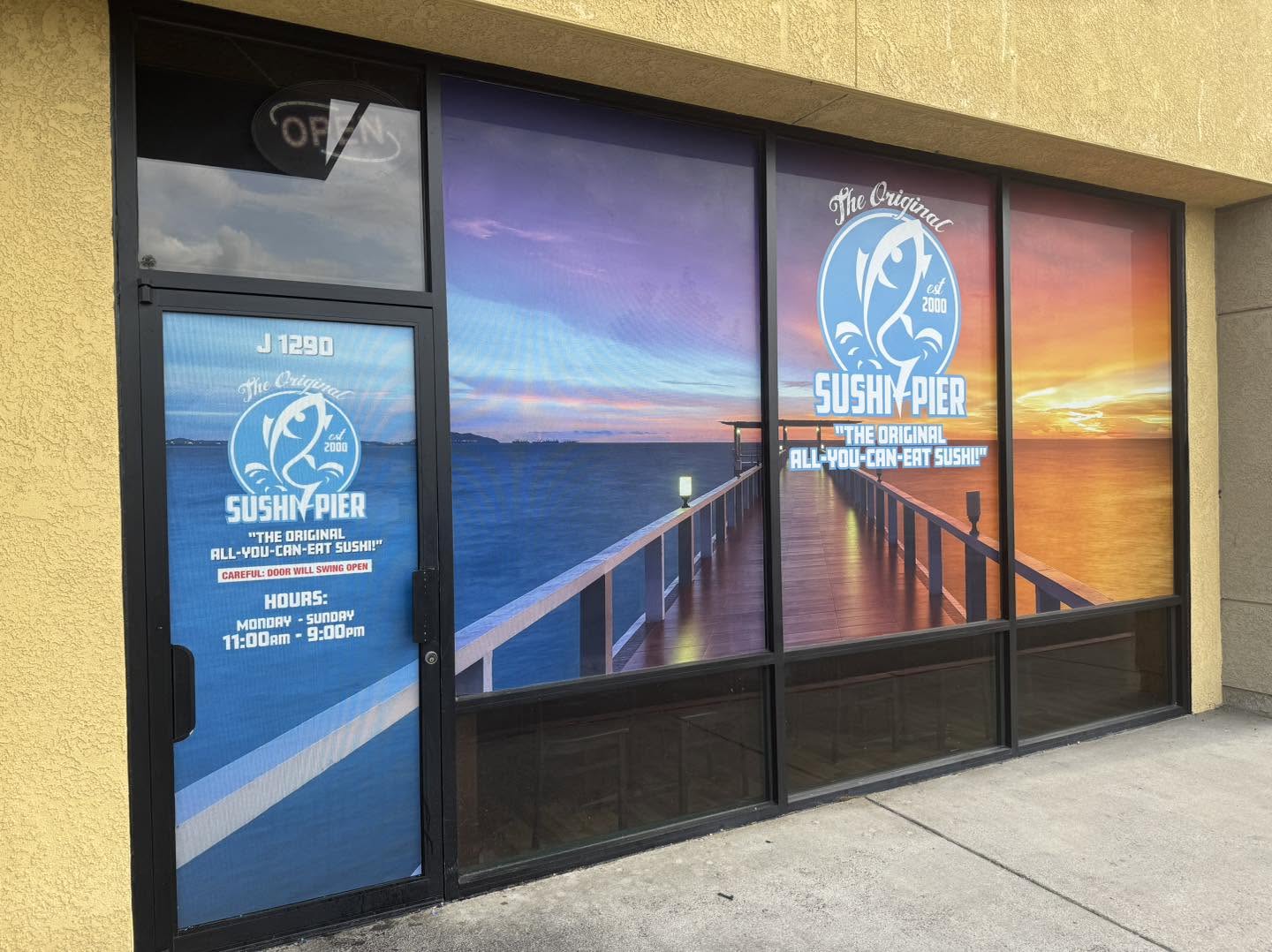full storefront window wrap project by Project X Graphics